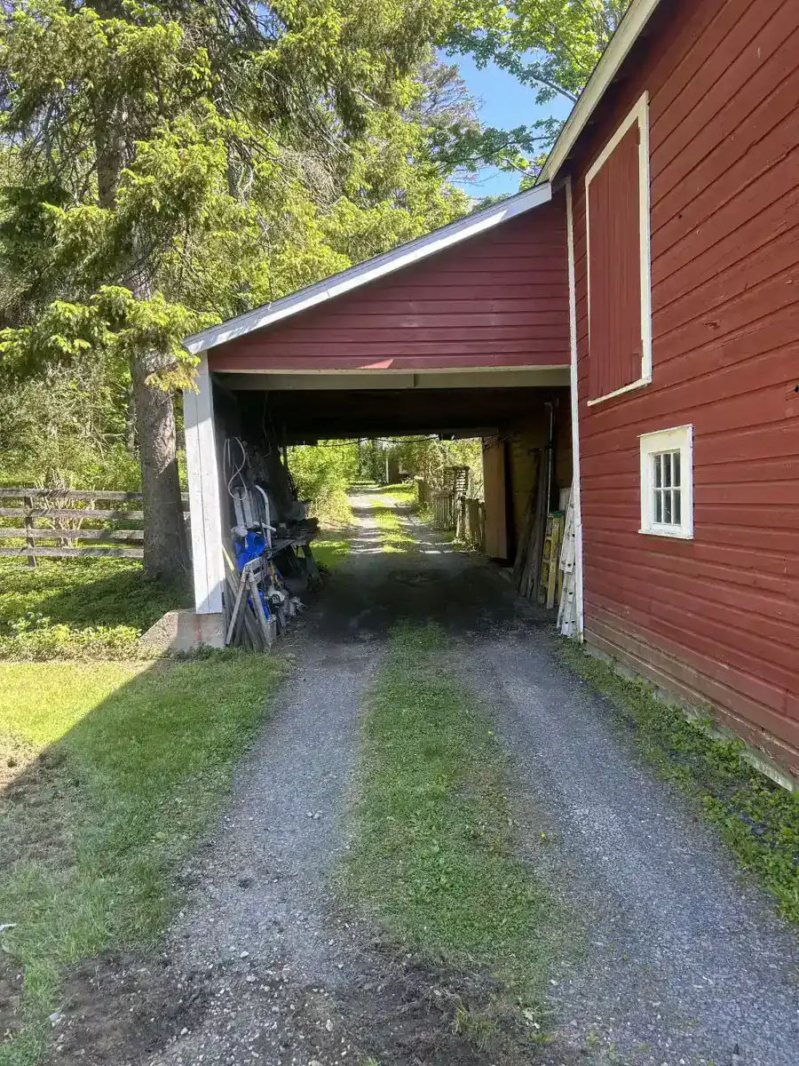 New gravel driveway installation in Dutchess County