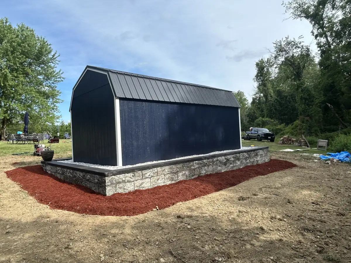 Finished hardscaping project in Dutchess County NY