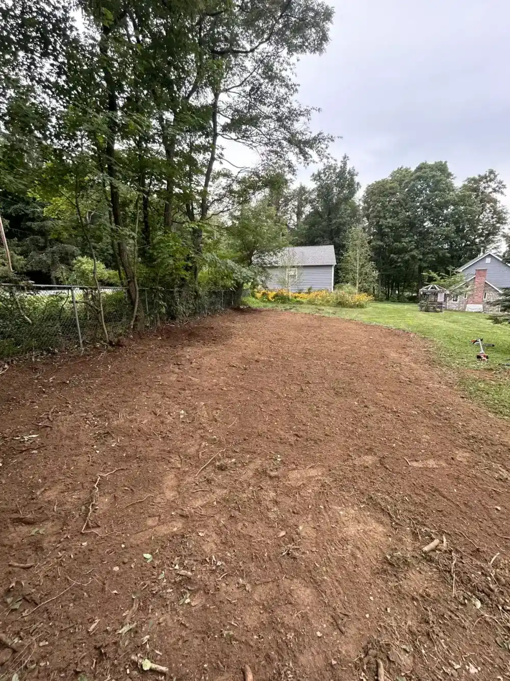 Cleared lot ready for new construction