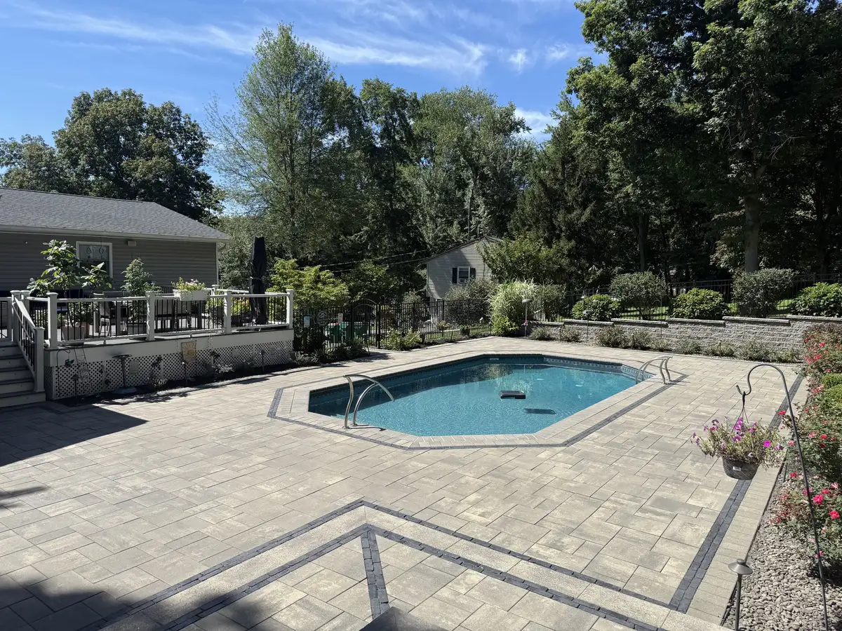 Paver sealing project in Dutchess County