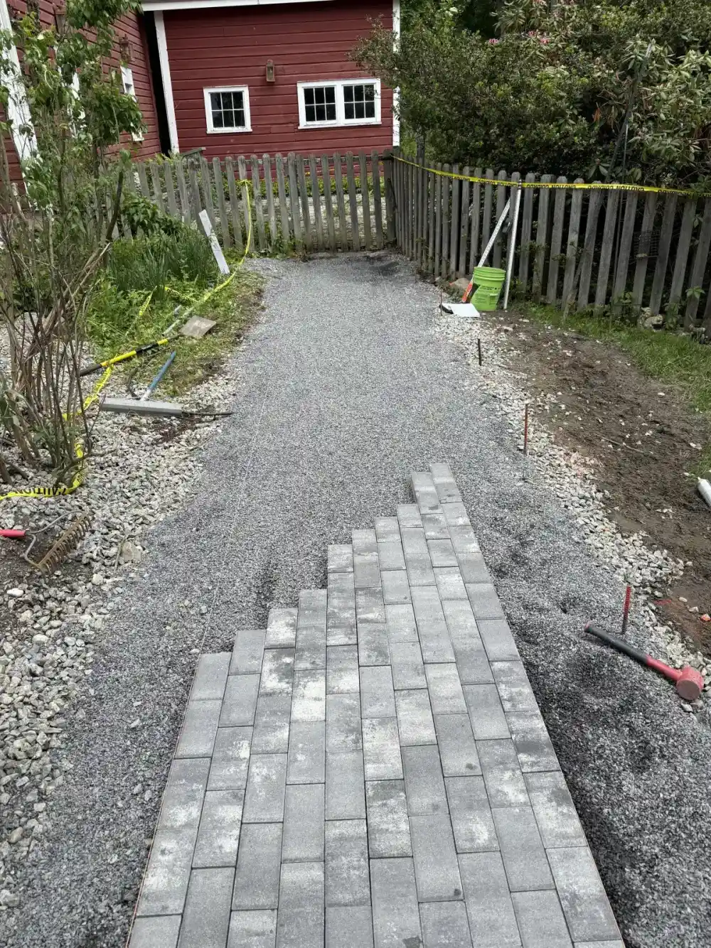 Property improvement project in Dutchess County by All American Lawn and Landscape